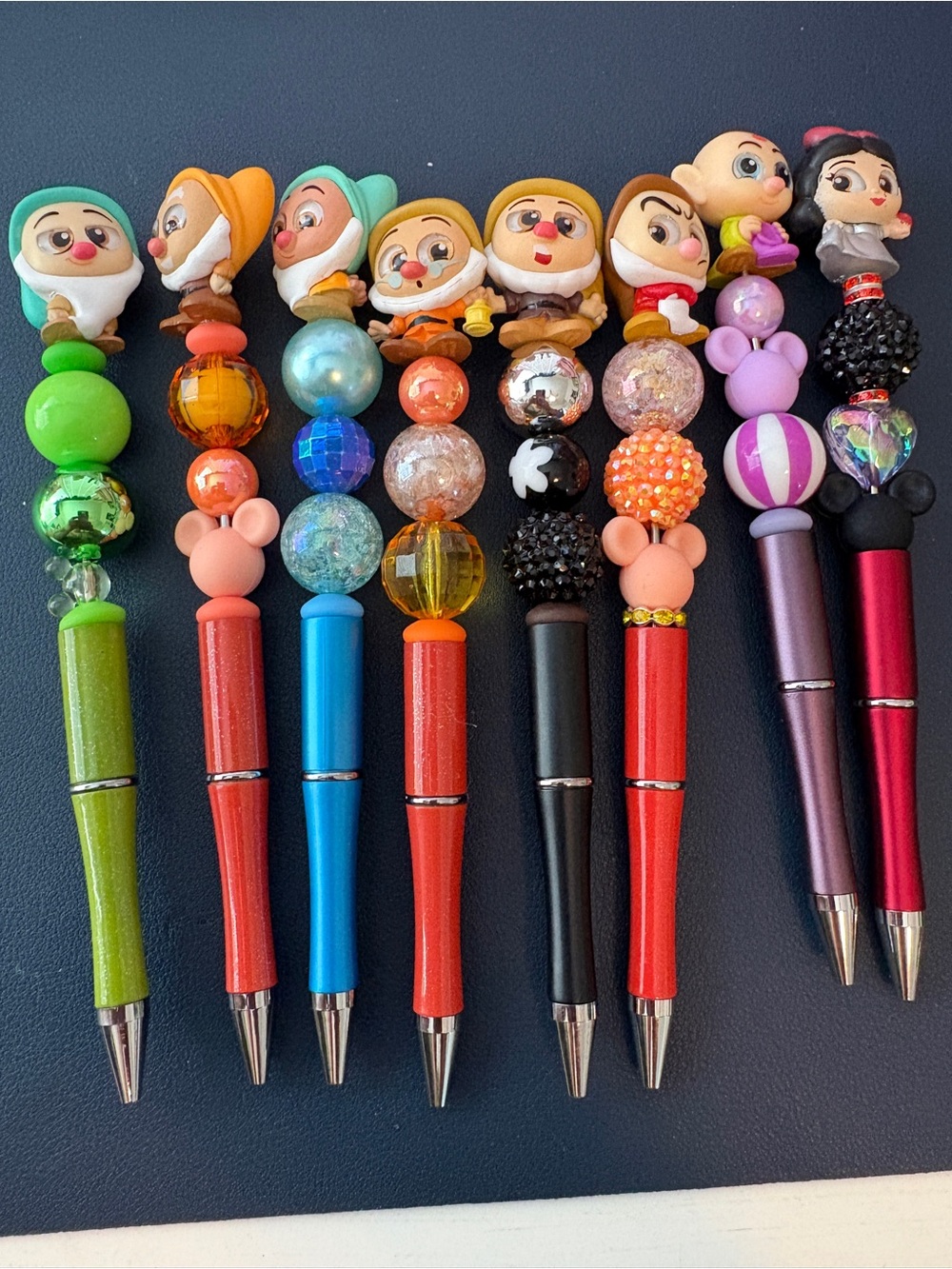 Snow White & 7 Dwarfs pen set